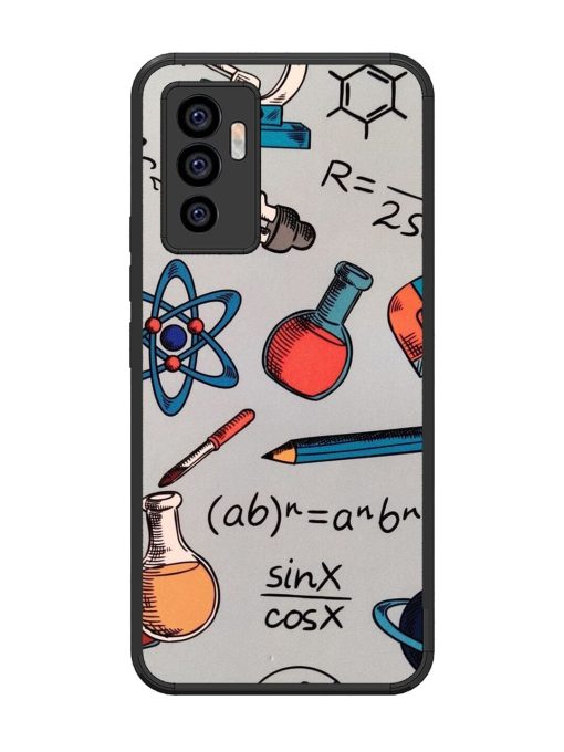 Science Doodle Glossy Soft Edge Case for Vivo V23E (5G)