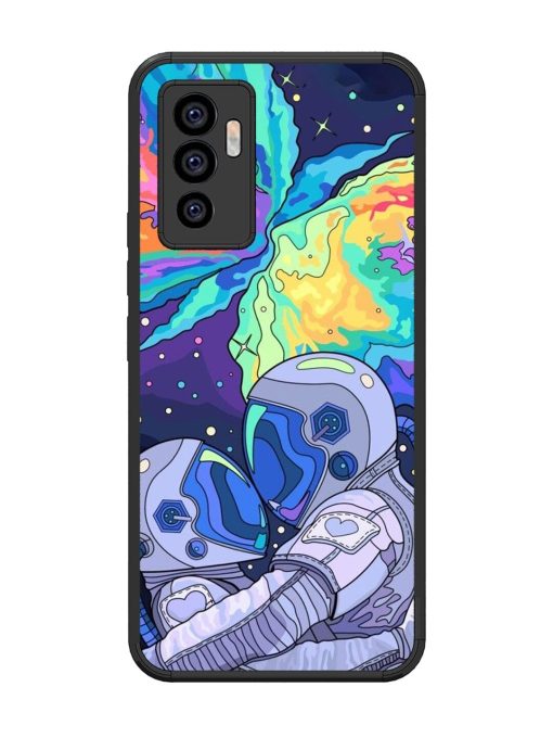 Cosmic Love Glossy Soft Edge Case for Vivo V23E (5G)