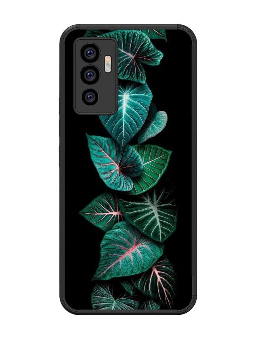 Emerald Elegance Glossy Soft Edge Case for Vivo V23E (5G)