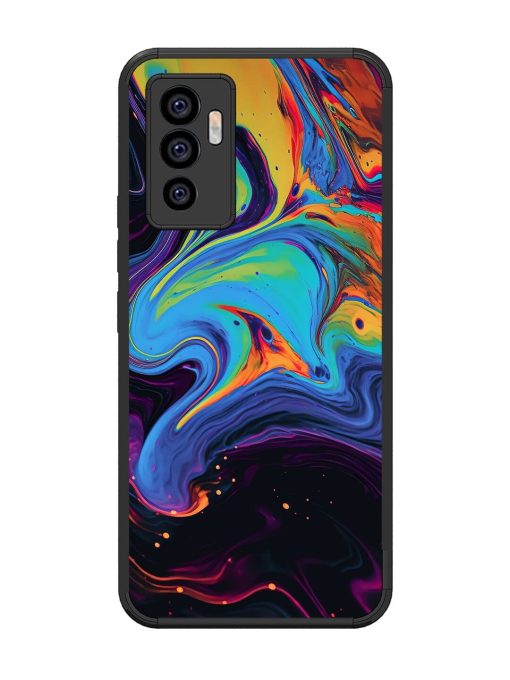 Liquid Dreamscape Glossy Soft Edge Case for Vivo V23E (5G)