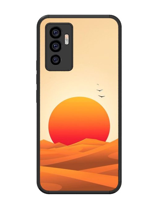 Desert Sunset Glossy Soft Edge Case for Vivo V23E (5G)