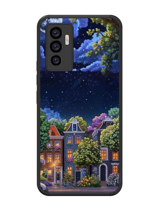 Moonlit Streets Glossy Soft Edge Case for Vivo V23E (5G)