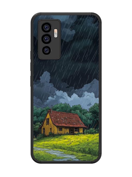 Rainy Day Retreat Glossy Soft Edge Case for Vivo V23E (5G)