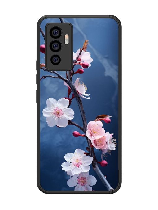 Delicate Blossoms Glossy Soft Edge Case for Vivo V23E (5G)