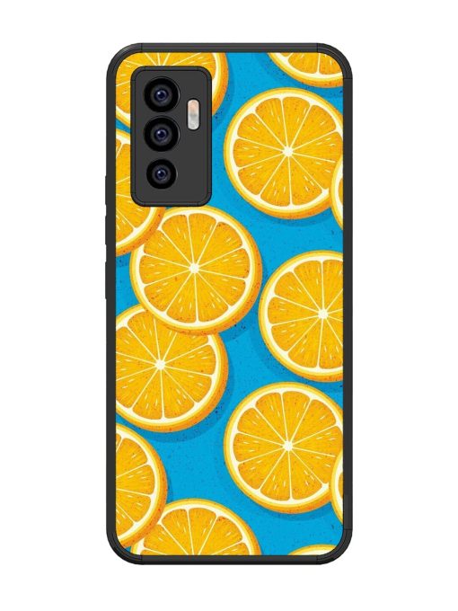 Citrus Symphony Glossy Soft Edge Case for Vivo V23E (5G)