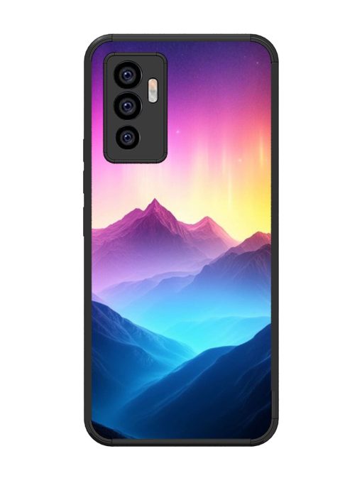 Cosmic Mountains Glossy Soft Edge Case for Vivo V23E (5G)