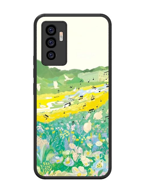 Melody In Bloom Glossy Soft Edge Case for Vivo V23E (5G)