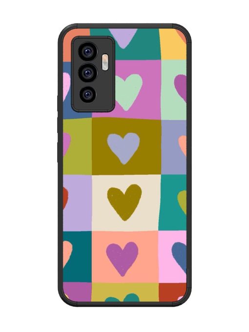 Box Of Hearts Glossy Soft Edge Case for Vivo V23E (5G)