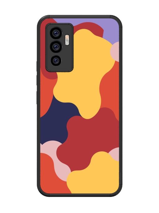 Gooey Color Chaos Glossy Soft Edge Case for Vivo V23E (5G)