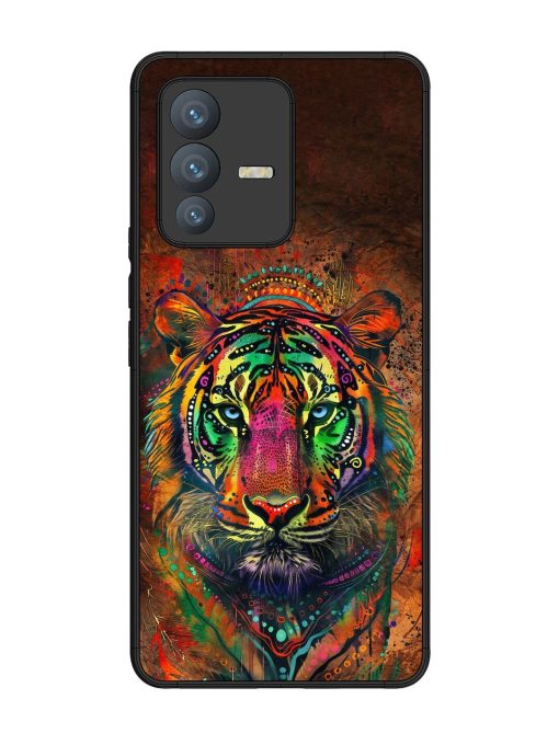 Cosmic Tiger Glossy Soft Edge Case for Vivo V23 Pro (5G) Chachhi