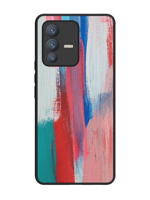 Colorful Chaos Glossy Soft Edge Case for Vivo V23 Pro (5G) Chachhi