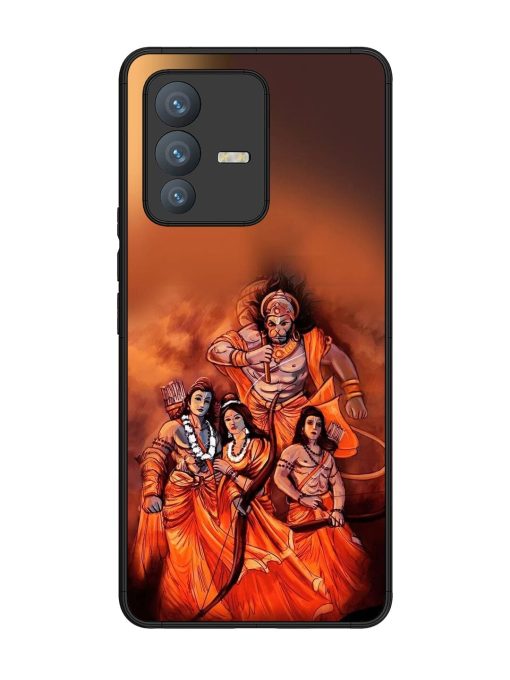 Sita Ram Glossy Soft Edge Case for Vivo V23 Pro (5G) Chachhi