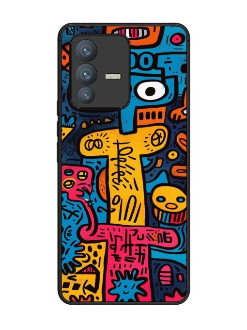 Doodletopia Glossy Soft Edge Case for Vivo V23 Pro (5G) Chachhi