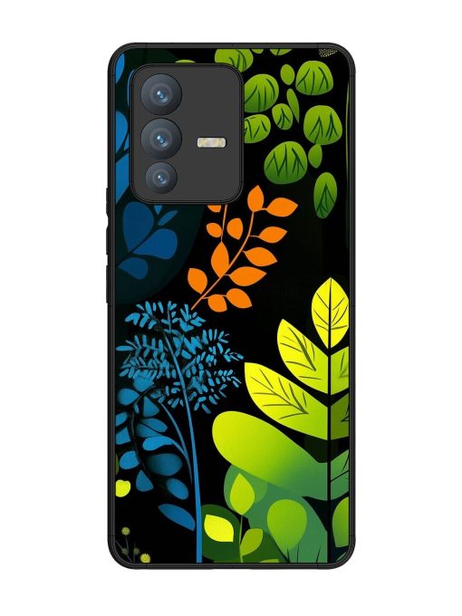 Midnight Garden Glossy Soft Edge Case for Vivo V23 Pro (5G)