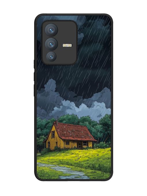 Rainy Day Retreat Glossy Soft Edge Case for Vivo V23 Pro (5G) Chachhi