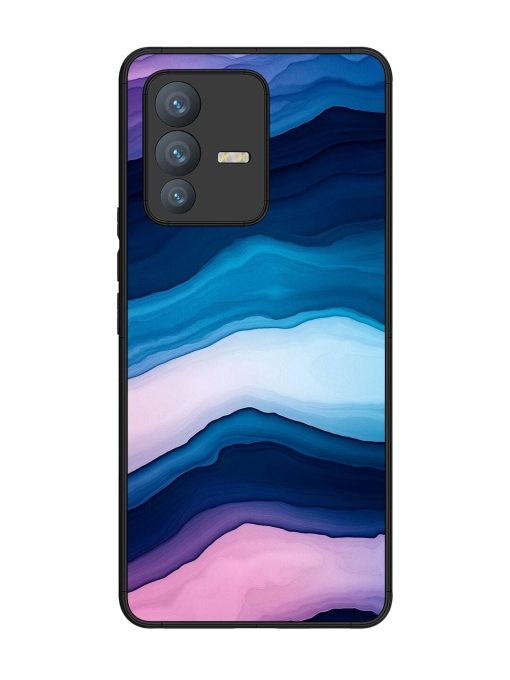 Oceanic Layers Glossy Soft Edge Case for Vivo V23 Pro (5G) Chachhi