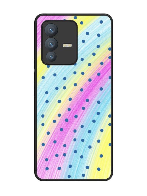 Polka Dot Paradise Glossy Soft Edge Case for Vivo V23 Pro (5G) Chachhi