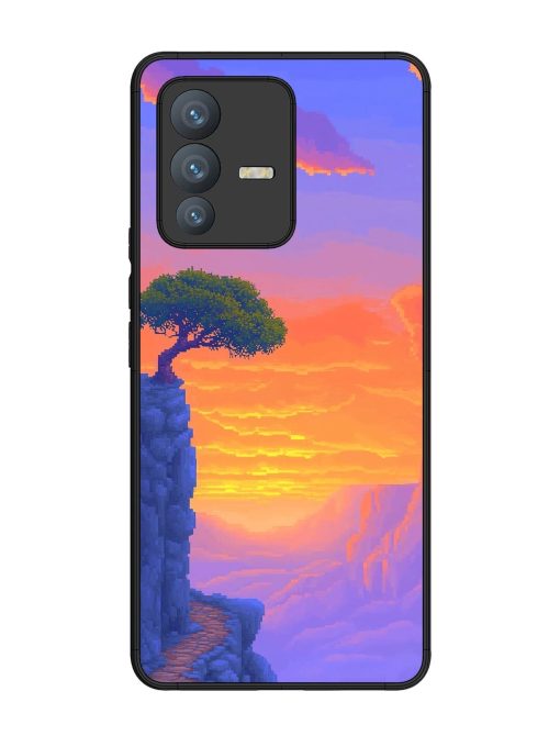 Cliffside Solitude Glossy Soft Edge Case for Vivo V23 Pro (5G) Chachhi