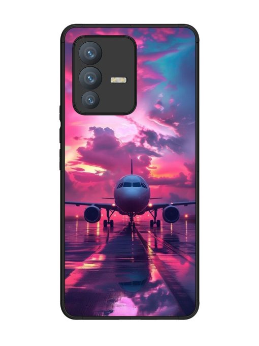 Neon Runway Glossy Soft Edge Case for Vivo V23 Pro (5G) Chachhi