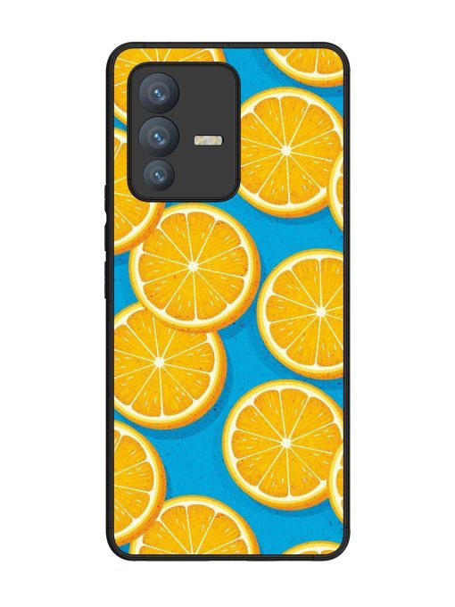 Citrus Symphony Glossy Soft Edge Case for Vivo V23 Pro (5G) Chachhi