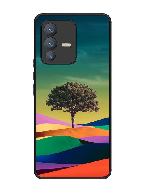 Rainbow'S Lone Sentinel Glossy Soft Edge Case for Vivo V23 Pro (5G) Chachhi