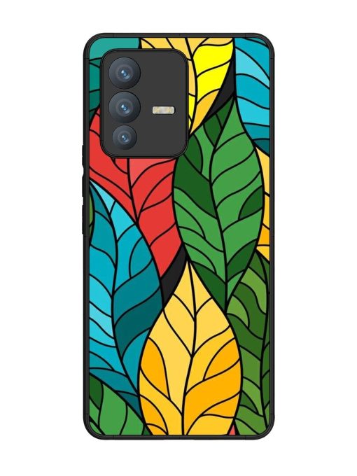 Foliage Fiesta Glossy Soft Edge Case for Vivo V23 Pro (5G)