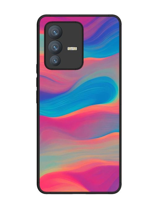 Wavy Wonder Glossy Soft Edge Case for Vivo V23 Pro (5G) Chachhi