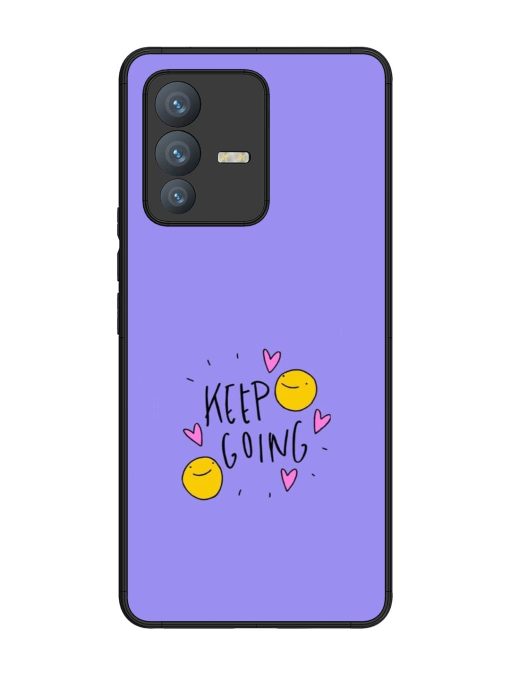 Smiling Through It All Glossy Soft Edge Case for Vivo V23 Pro (5G) Chachhi