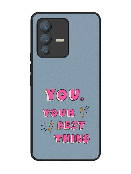 Self-Love Sparkles Glossy Soft Edge Case for Vivo V23 Pro (5G) Chachhi