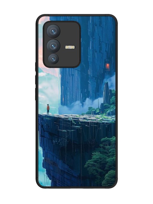 Solitude In The Sky Glossy Soft Edge Case for Vivo V23 Pro (5G) Chachhi