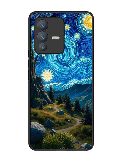 Starry Night In The Shire Glossy Soft Edge Case for Vivo V23 Pro (5G) Chachhi