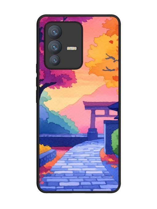 Autumnal Serenity Glossy Soft Edge Case for Vivo V23 Pro (5G) Chachhi