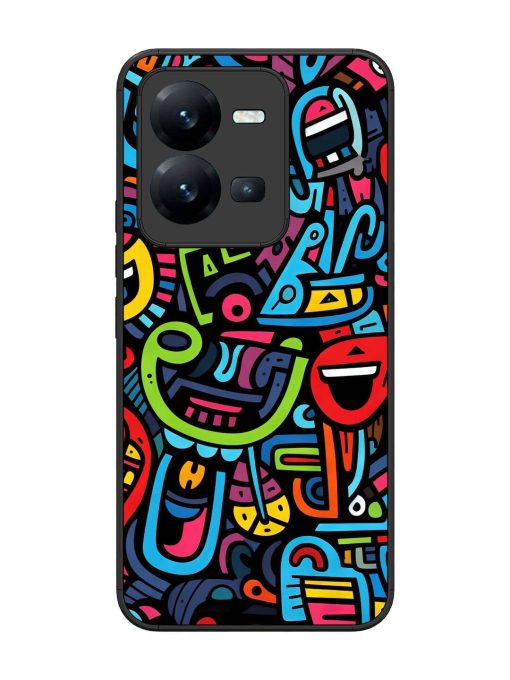 Doodlephoria Glossy Soft Edge Case for Vivo V25 (5G) Chachhi