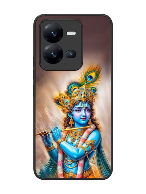 Divine Krishna Glossy Soft Edge Case for Vivo V25 (5G) Chachhi