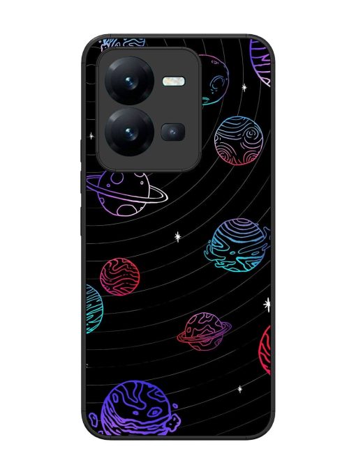 Cosmic Ballet Glossy Soft Edge Case for Vivo V25 (5G) Chachhi