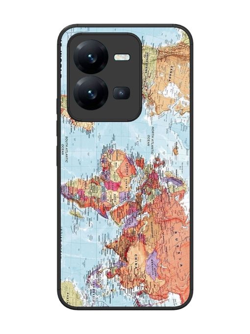 Our Blue Marble Glossy Soft Edge Case for Vivo V25 (5G) Chachhi