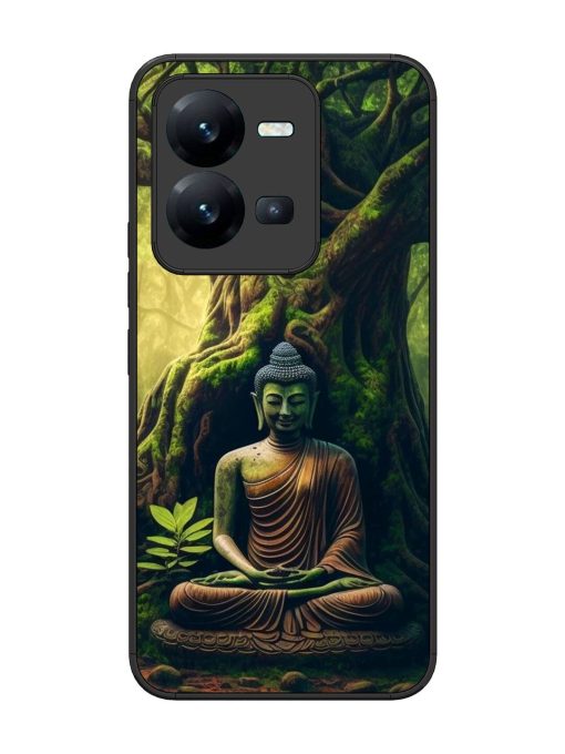 Green Buddha Art Glossy Soft Edge Case for Vivo V25 (5G) Chachhi