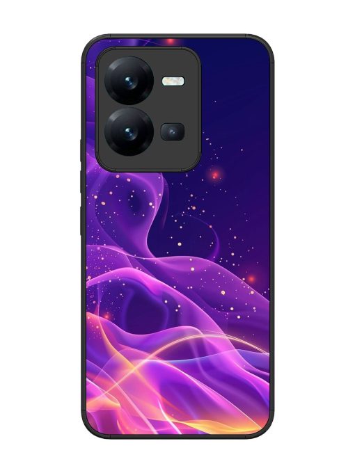 Cosmic Currents Glossy Soft Edge Case for Vivo V25 (5G) Chachhi