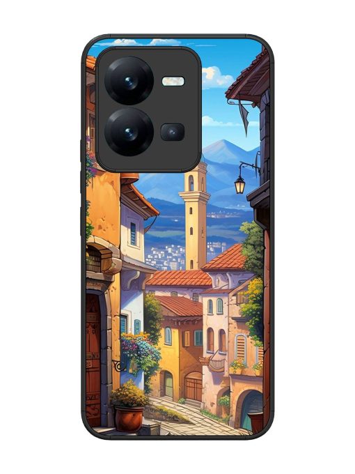 Tuscan Twilight Glossy Soft Edge Case for Vivo V25 (5G) Chachhi