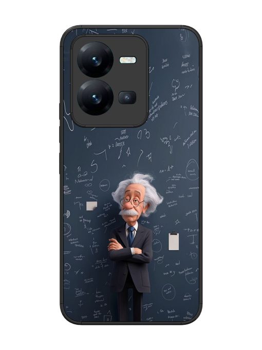 Albert Einstein Glossy Soft Edge Case for Vivo V25 (5G) Chachhi