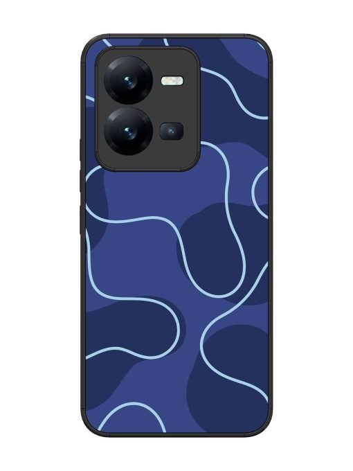 Midnight Maze Glossy Soft Edge Case for Vivo V25 (5G) Chachhi