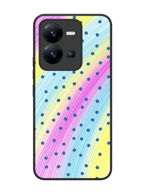 Polka Dot Paradise Glossy Soft Edge Case for Vivo V25 (5G) Chachhi