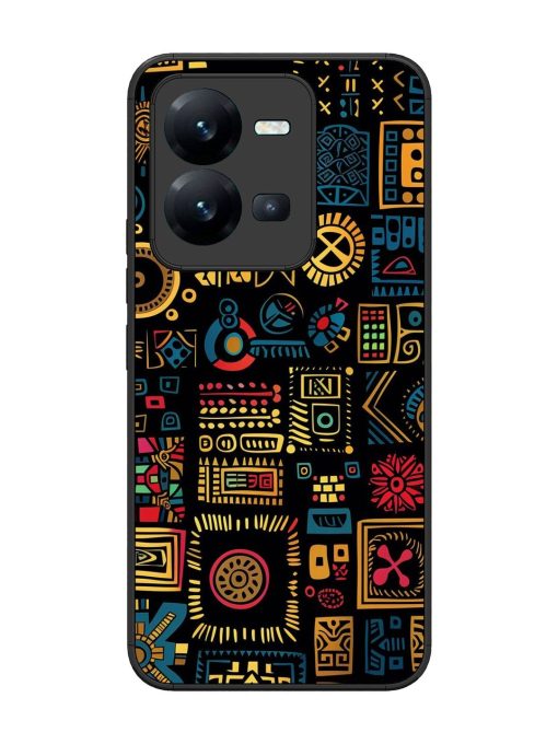 Tribal Tapestry Glossy Soft Edge Case for Vivo V25 (5G) Chachhi