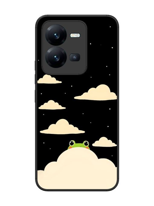 Froggy Night Sky Glossy Soft Edge Case for Vivo V25 (5G) Chachhi