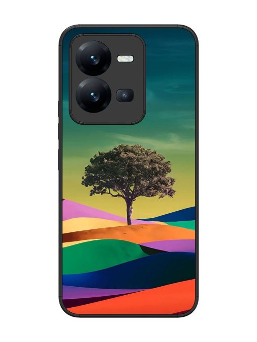 Rainbow'S Lone Sentinel Glossy Soft Edge Case for Vivo V25 (5G) Chachhi