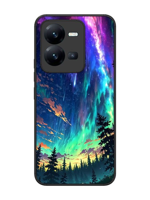 Cosmic Canvas Glossy Soft Edge Case for Vivo V25 (5G) Chachhi