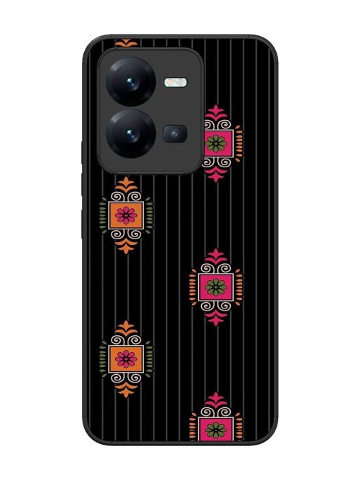 Ornate Elegance Glossy Soft Edge Case for Vivo V25 (5G) Chachhi