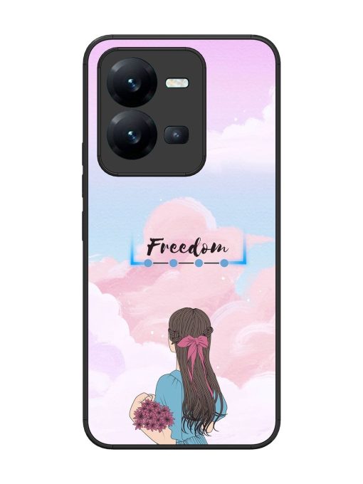 Skyward Dreams Glossy Soft Edge Case for Vivo V25 (5G) Chachhi