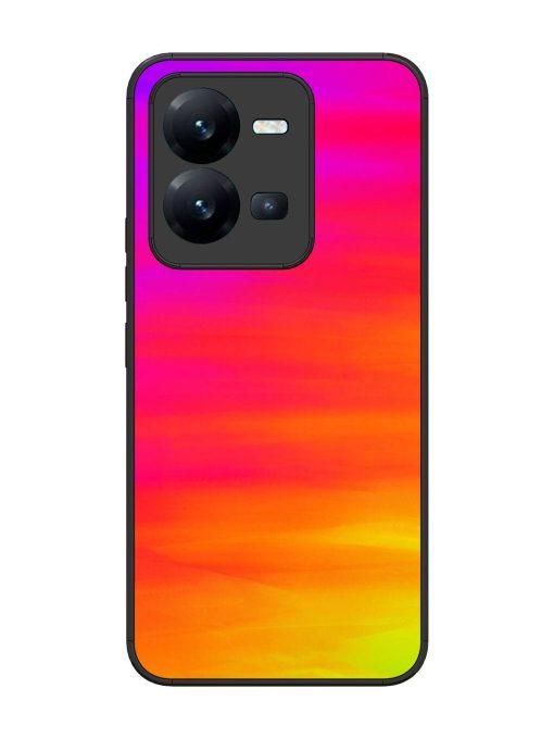 Neon Horizon Glossy Soft Edge Case for Vivo V25 (5G) Chachhi