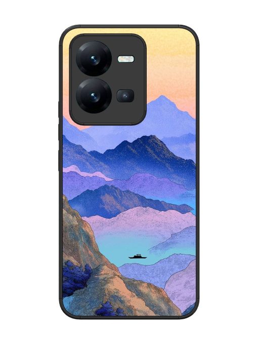 Mountain Mist Glossy Soft Edge Case for Vivo V25 (5G) Chachhi